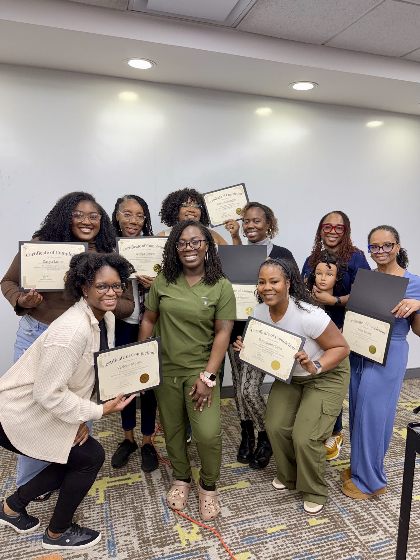 Heal Thy Hair Microlocs certification graduates