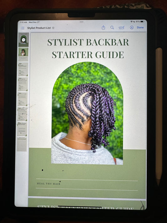 Stylist Backbar Product Guide